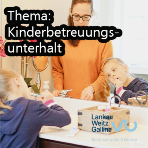 Kinderbetreuungsunterhalt