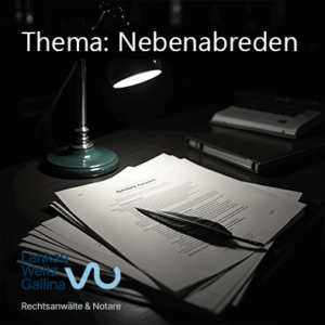 Nebenabreden